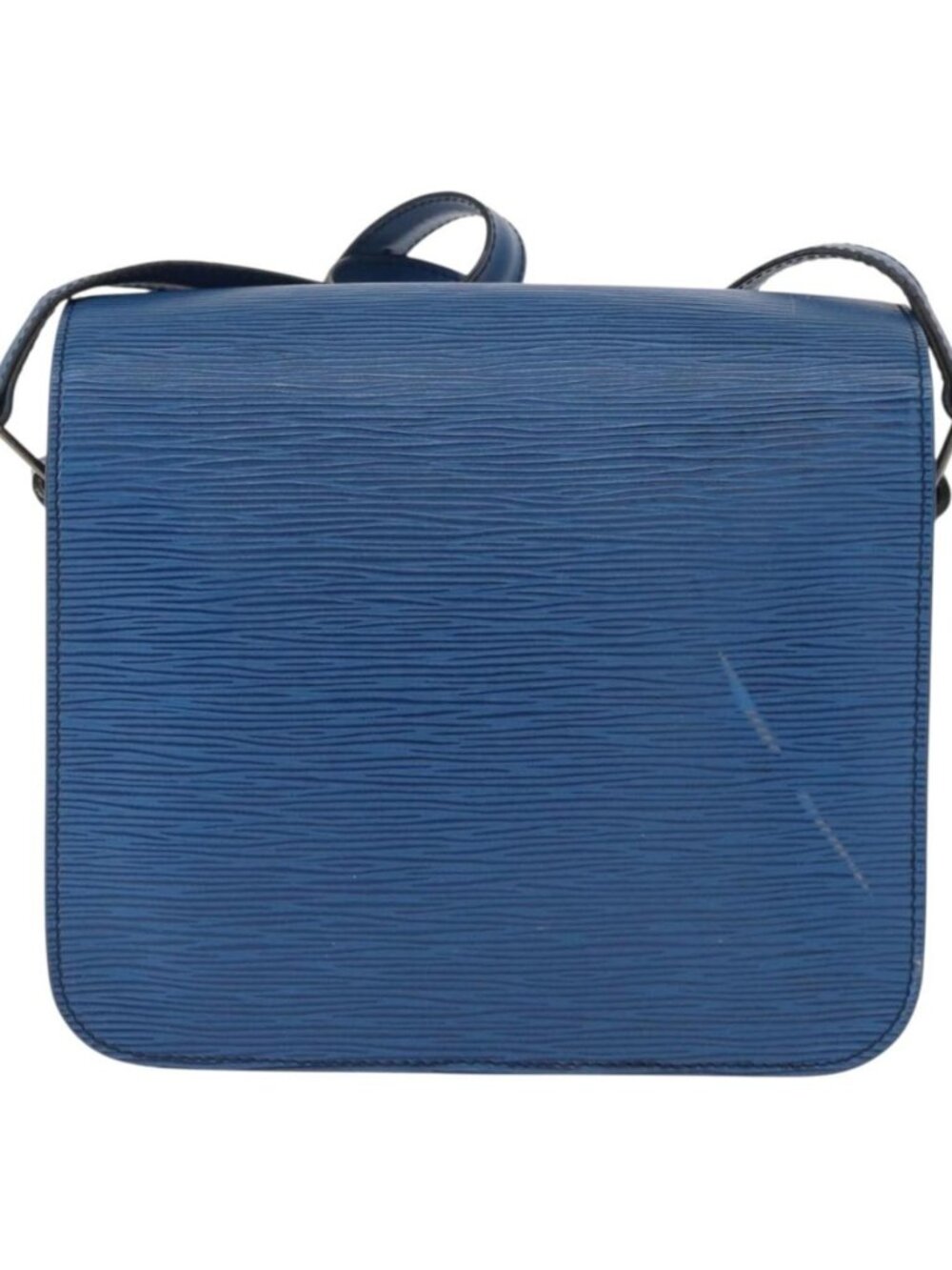 LOUIS VUITTON Epi Cartouchiere MM Shoulder Bag Blue M52245 - Picture 2 of 16
